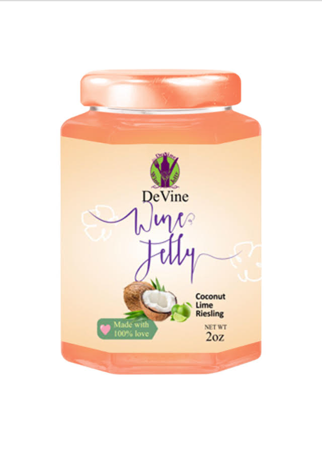 Coconut Lime Riesling Wine Jelly | The Party&#39;s at Mary&#39;s