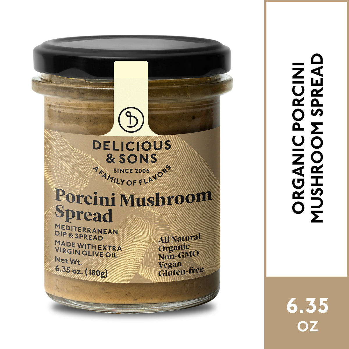 Organic Porcini Mushroom Spread - 6.35oz