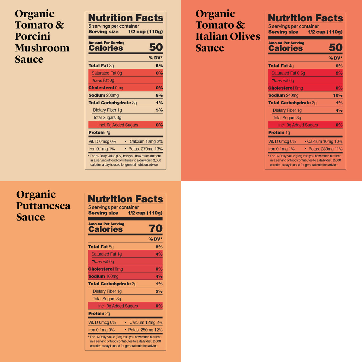 Italian Tomato Pasta Sauce - Pack of 3