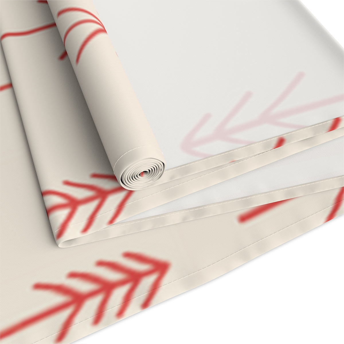 Holiday Table Runner - Red Evergreens