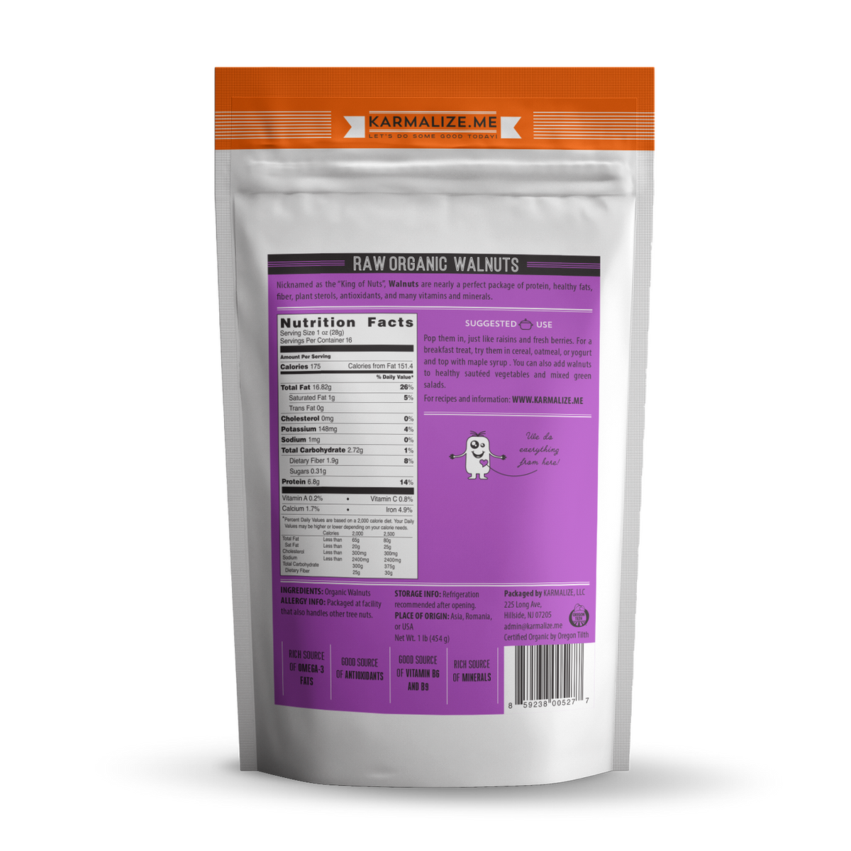 Organic Walnuts  - Halves and Pieces