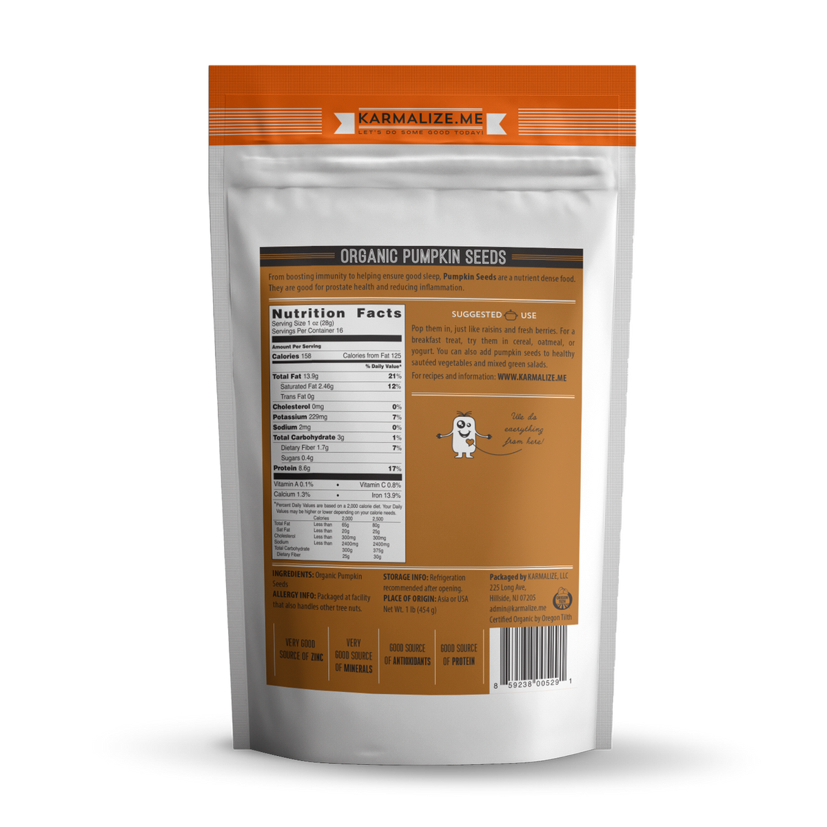 Raw Organic Pumpkin Seeds