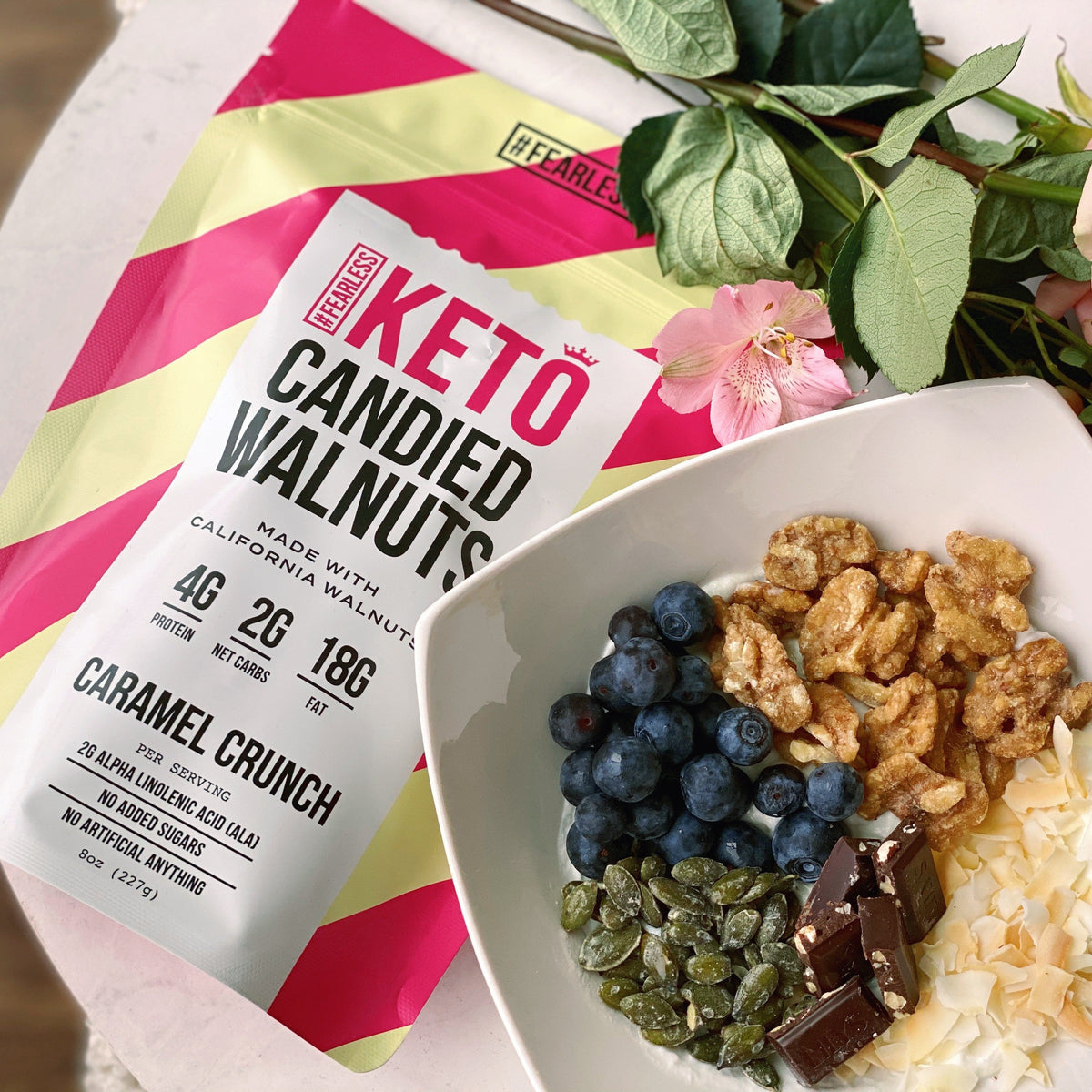 Candied Walnuts - Caramel Crunch