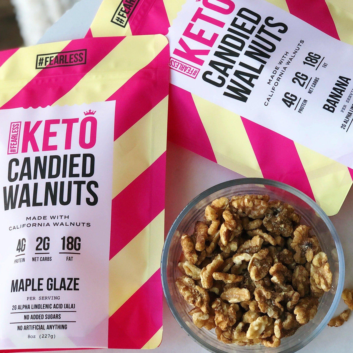 Candied Walnuts - Maple Glaze