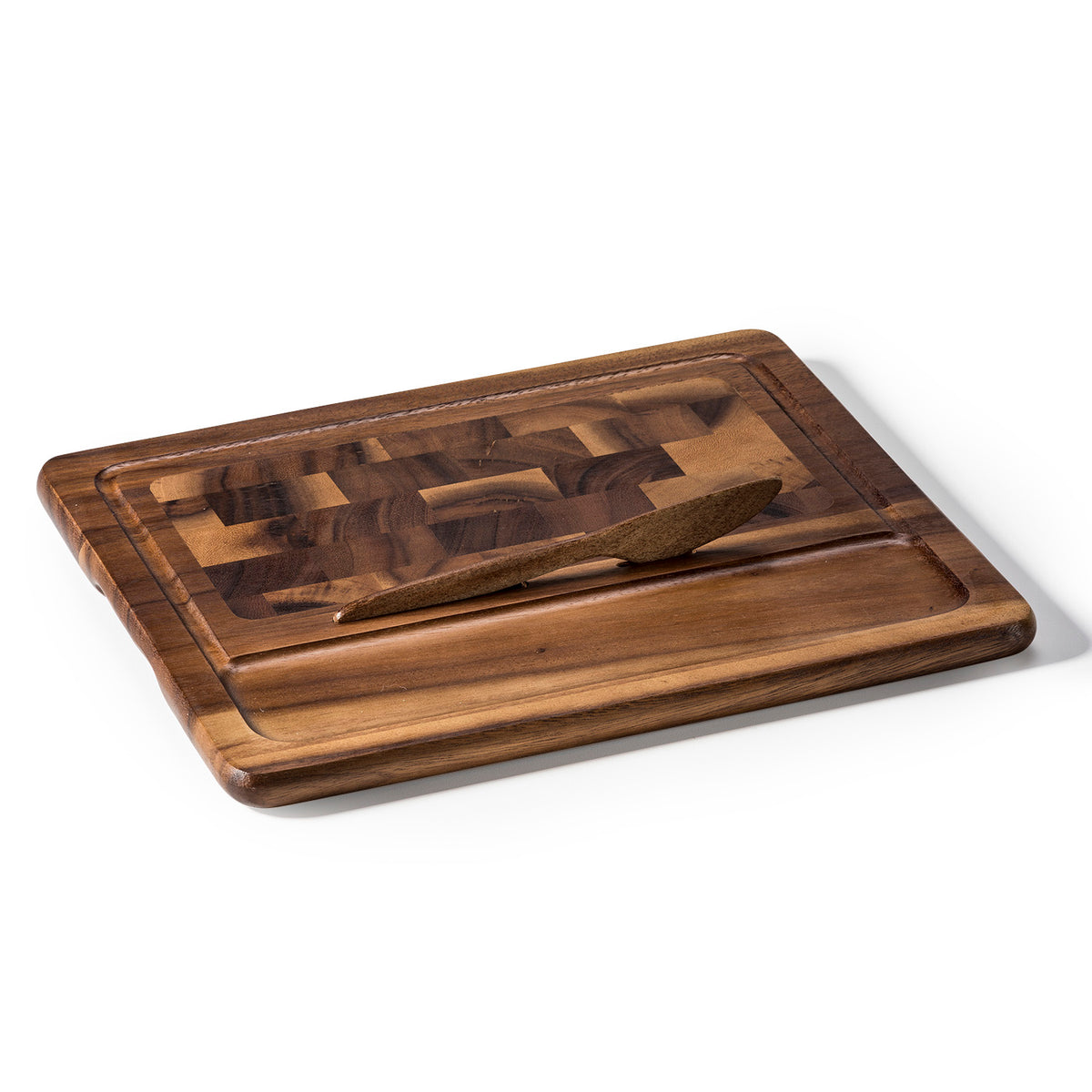 Bornholm Cheeseboard &amp; Knife - 13.75&quot;x11.75&quot;x.75&quot;