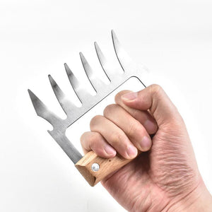 Stainless Steel Bear Claw Meat Shredder BBQ Fork