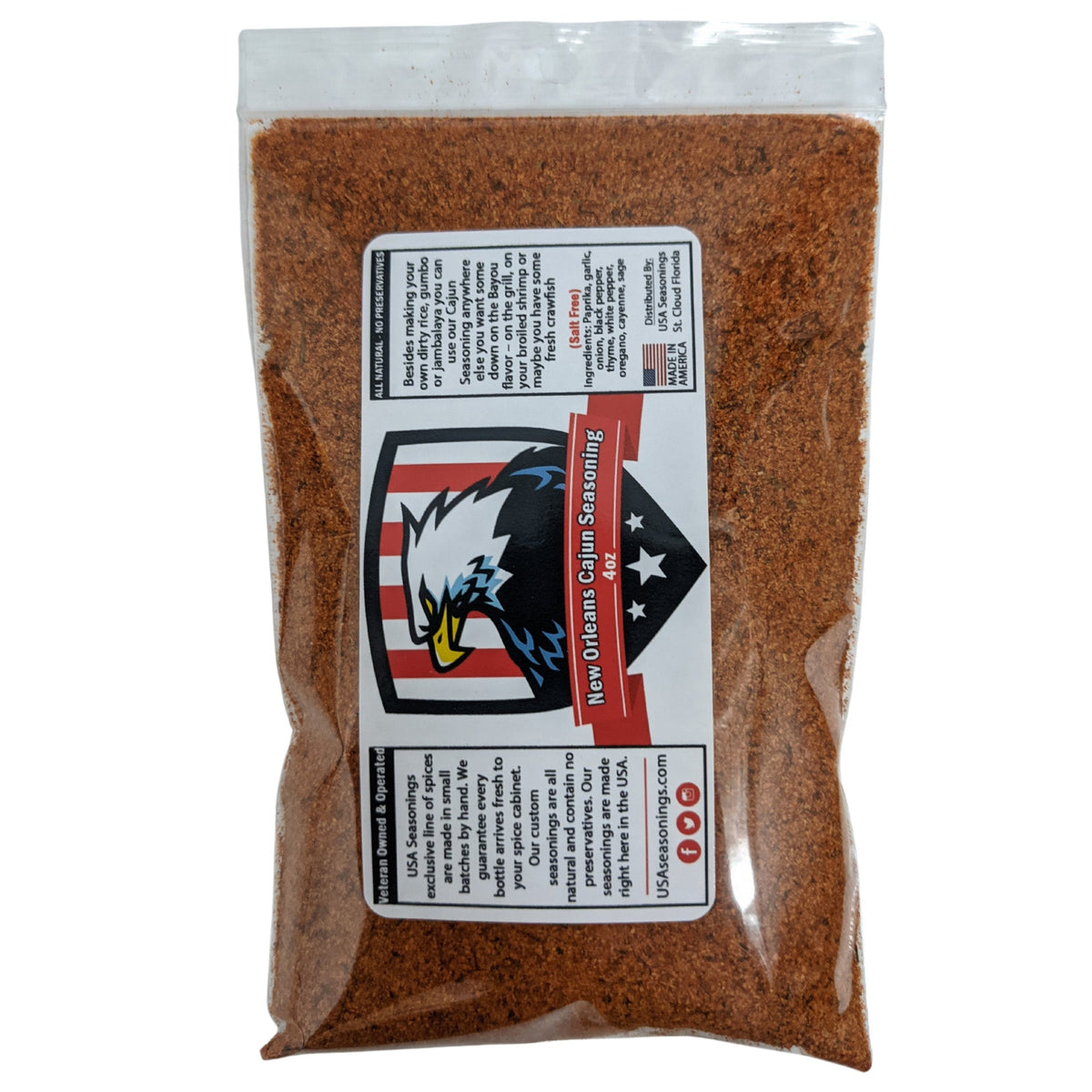 New Orleans Cajun Seasoning - Salt Free