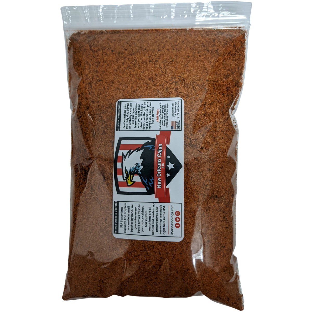 New Orleans Cajun Seasoning - Salt Free