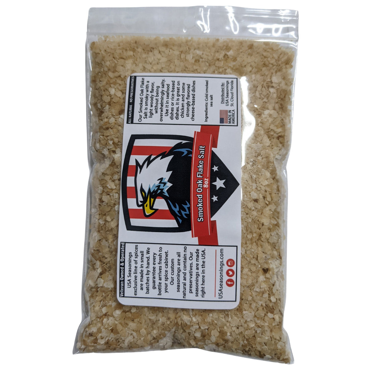 Oak Smoked Flake Salt