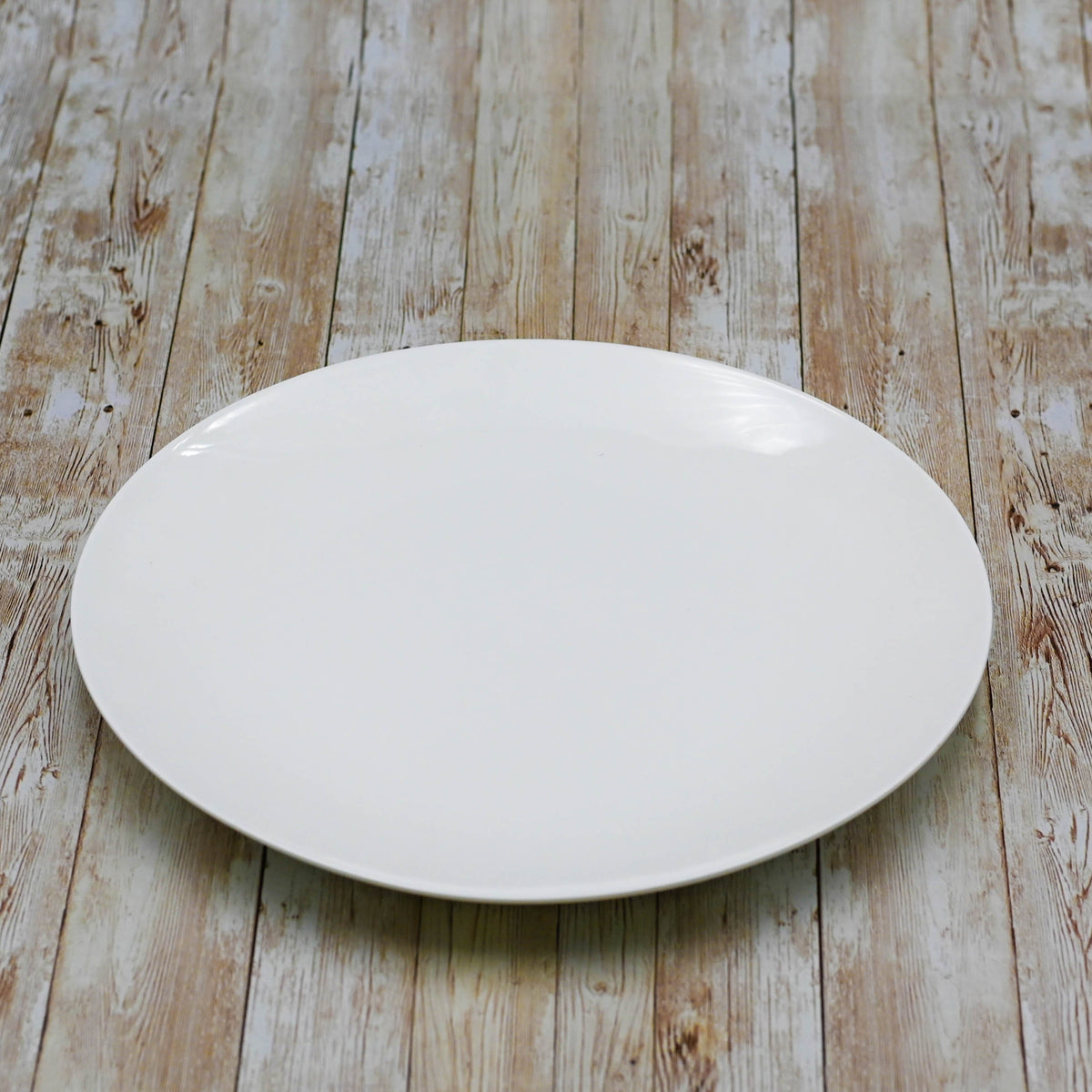 Fine Porcelain Round Platter - 12&quot;