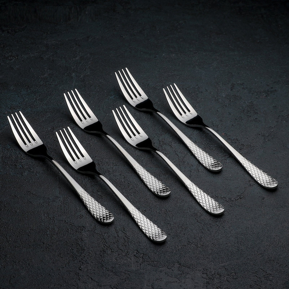 Stainless Steel Dinner Fork - 8&quot; - Set of 6