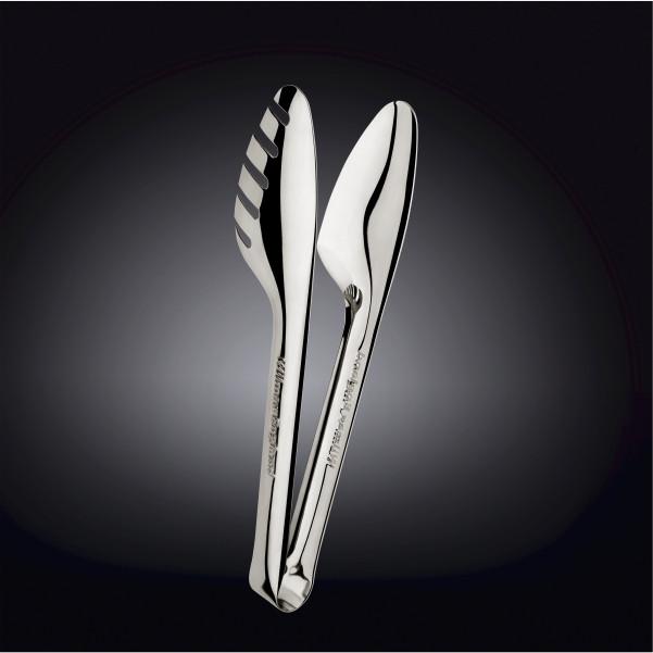 High Polish Stainless Steel Serving Tongs - 10&quot;
