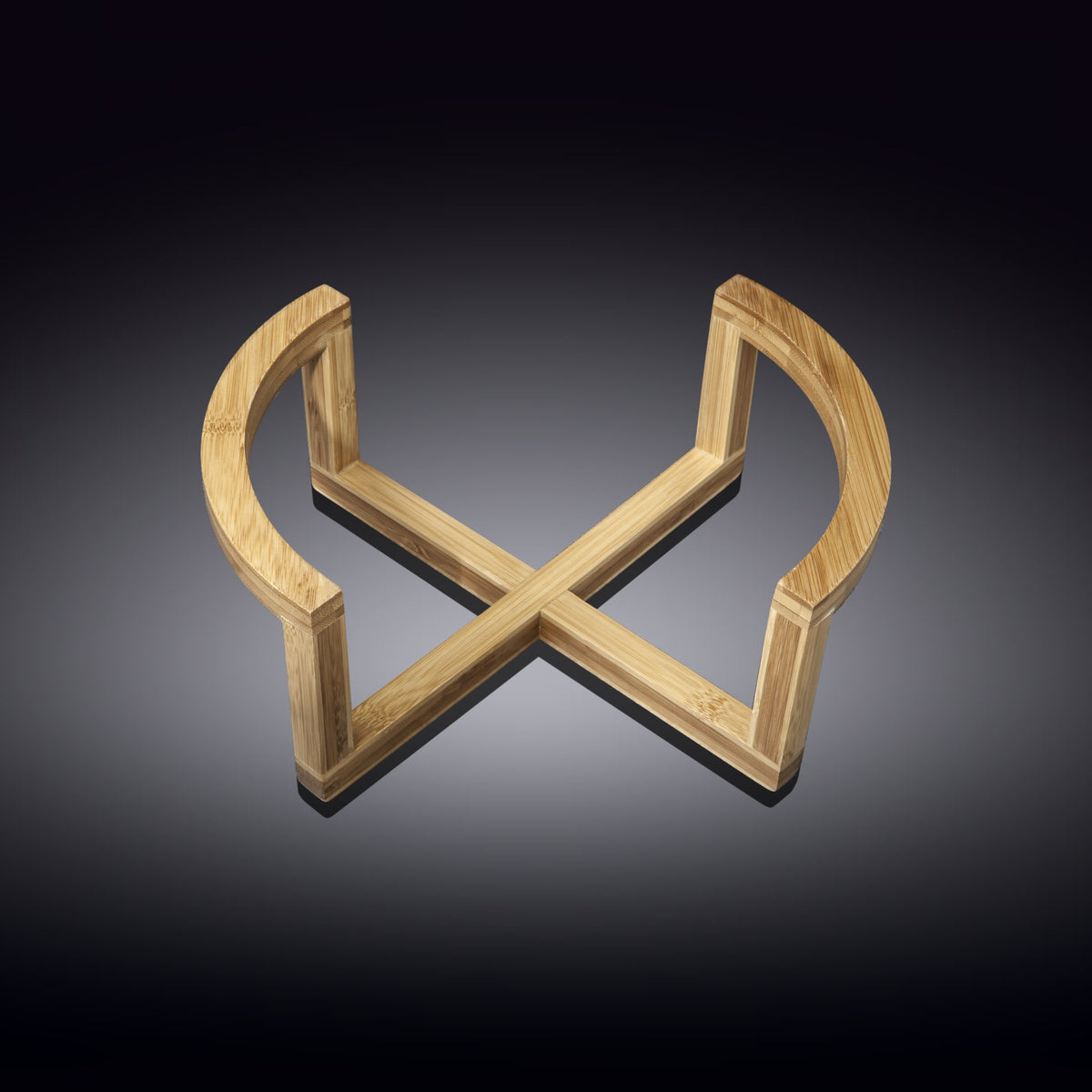 Natural Bamboo Bowl Stand - 8.75&quot;x4&quot;