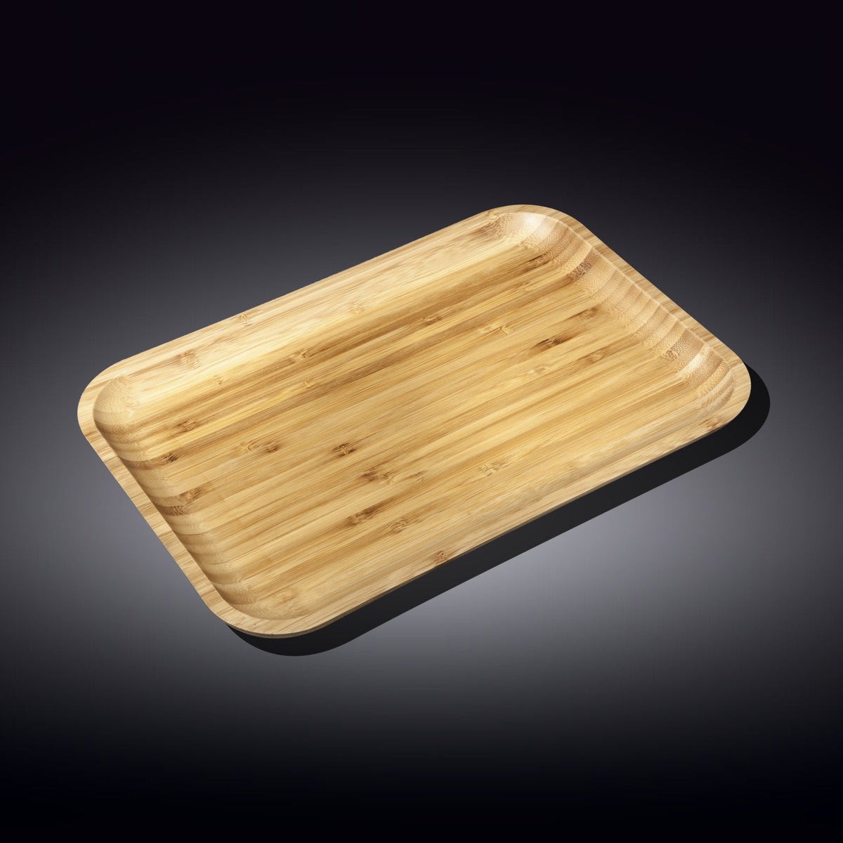 Natural Bamboo Dish - 11&quot;x7&quot;