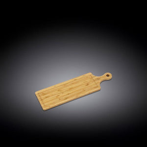 Natural Bamboo Long Serving Board With Handle