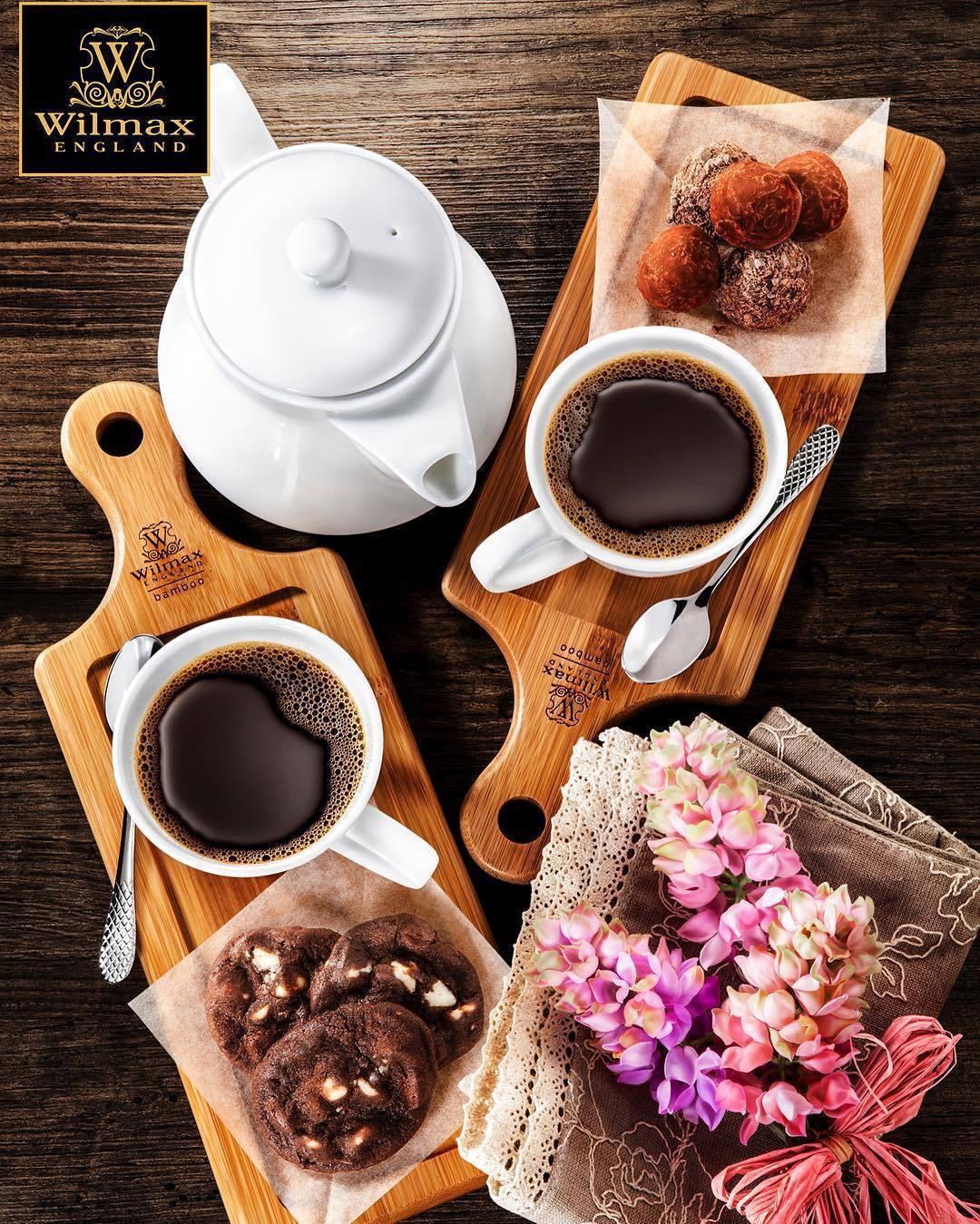 Natural Bamboo Long Serving Board With Handle