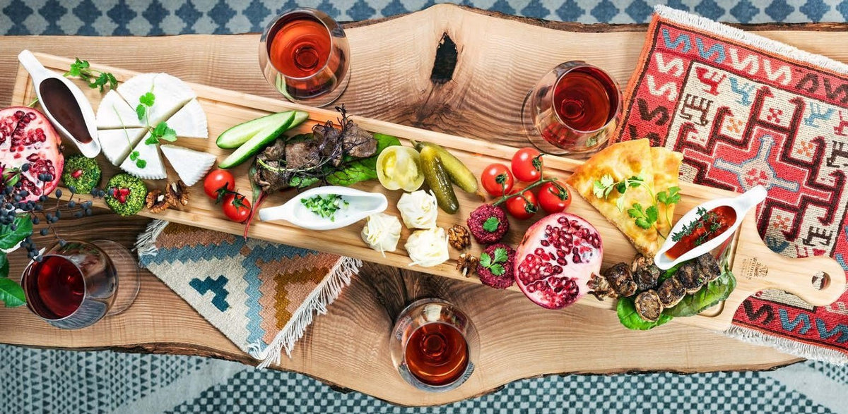 Natural Bamboo Long Serving Board - 39.4&quot;x5.9&quot;