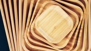 Natural Bamboo Long Serving Board - 23.6"x5.9"
