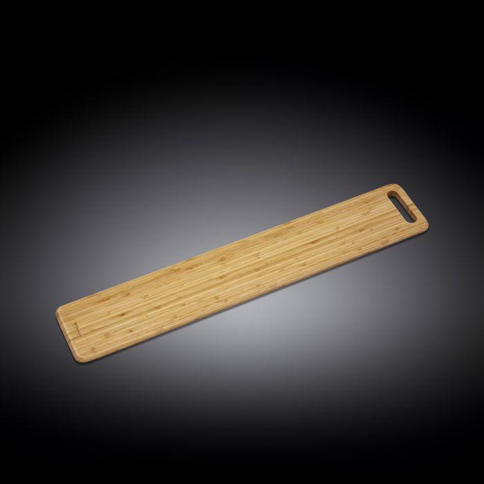 Natural Bamboo Long Serving Board - 31.5&quot;x5.9&quot;