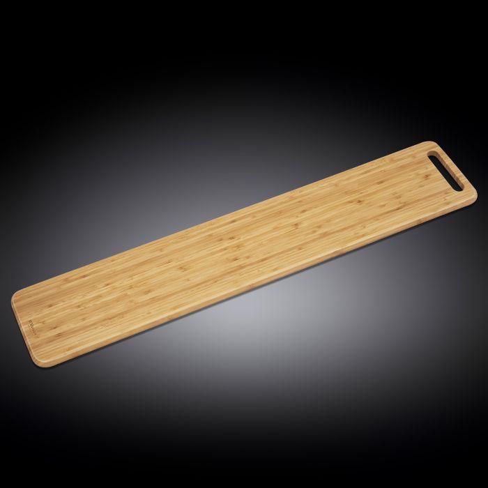 Natural Bamboo Long Serving Board - 39&quot;x8&quot;