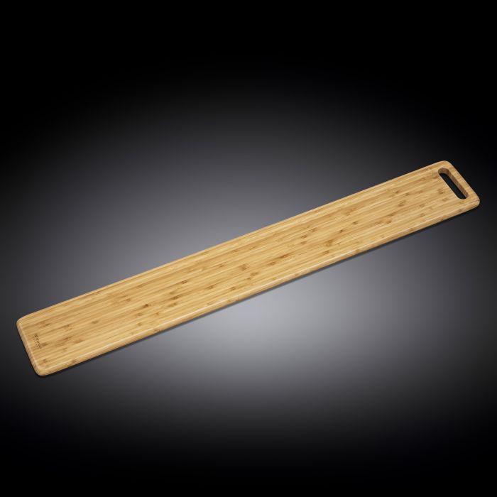 Natural Bamboo Long Serving Board - 39.5&quot;x5.9&quot;
