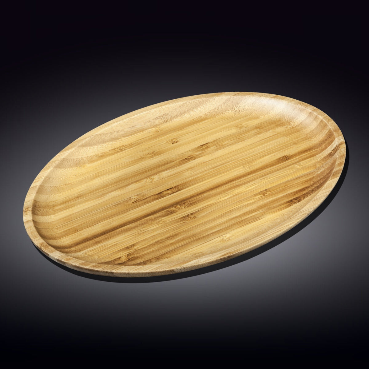 Natural Bamboo Oval Platter - 17&quot;x12.5&quot;