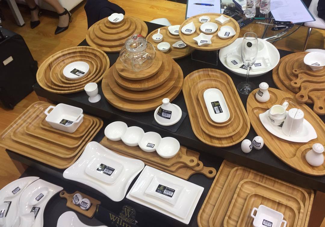 Natural Bamboo Plate - 8&quot;