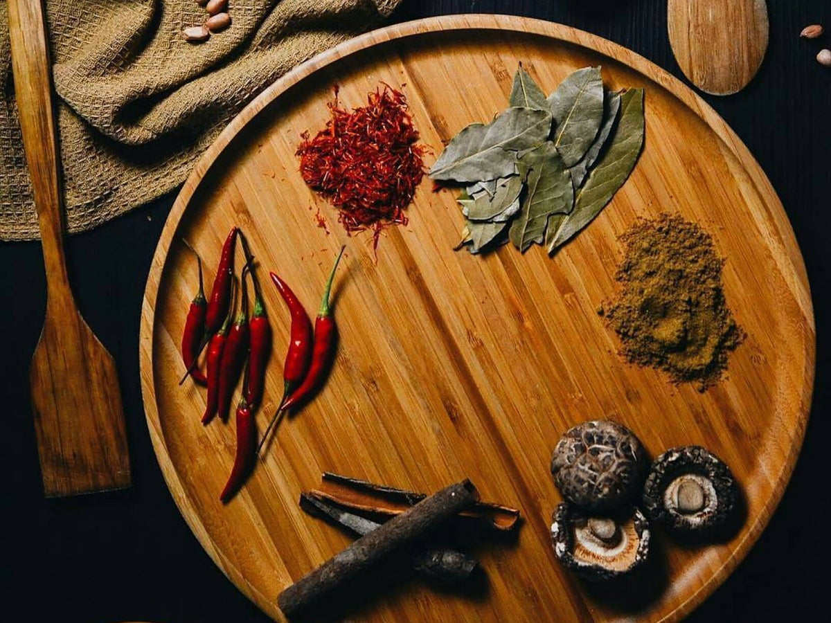 Natural Bamboo Plate - 8&quot;