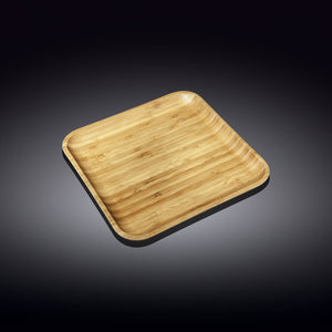 Natural Bamboo Plate - 8"x8"