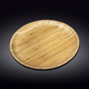 Natural Bamboo Platter - 14"