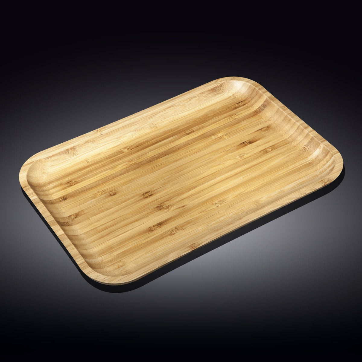 Natural Bamboo Platter - 14&quot;x10&quot;