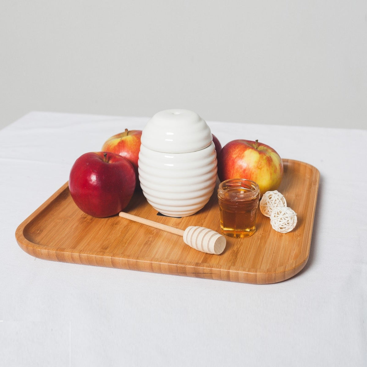 Natural Bamboo Platter - 14&quot;x14&quot;