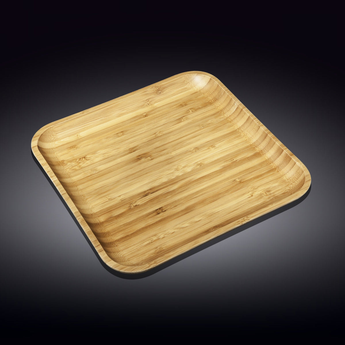 Natural Bamboo Platter - 14&quot;x14&quot;