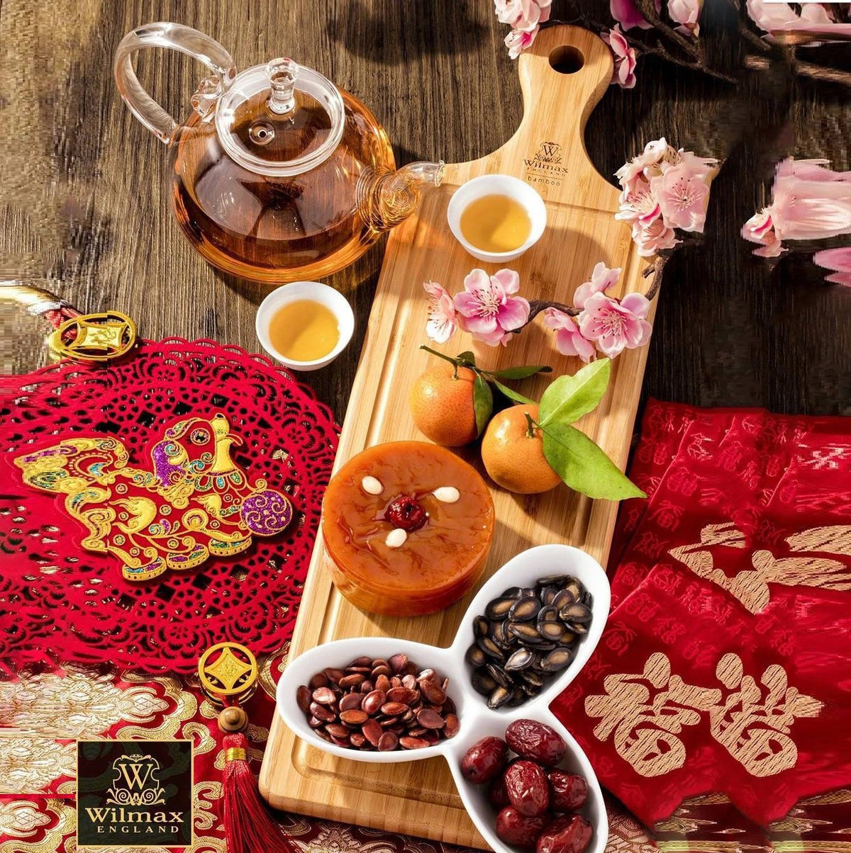 Natural Bamboo Tray - 18&quot;x4.75&quot;