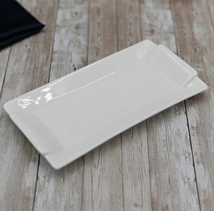 Fine Porcelain Rectangular Platter - 13.5"x7"