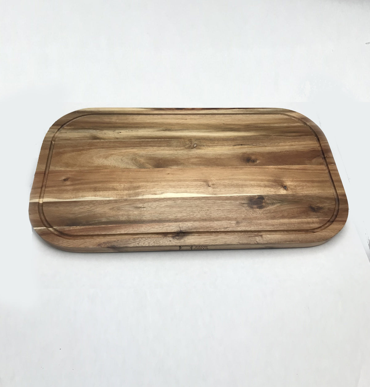 Acacia Serving Rounded cutting board 20" X 11"