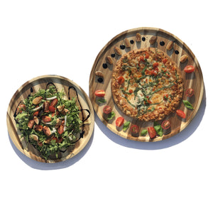 Medium Acacia Platters - Set of 2