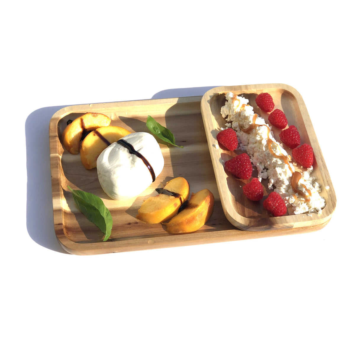 Rectangle Acacia Platters - Set of 2